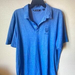 Travis Mathew Blue Polo Shirt